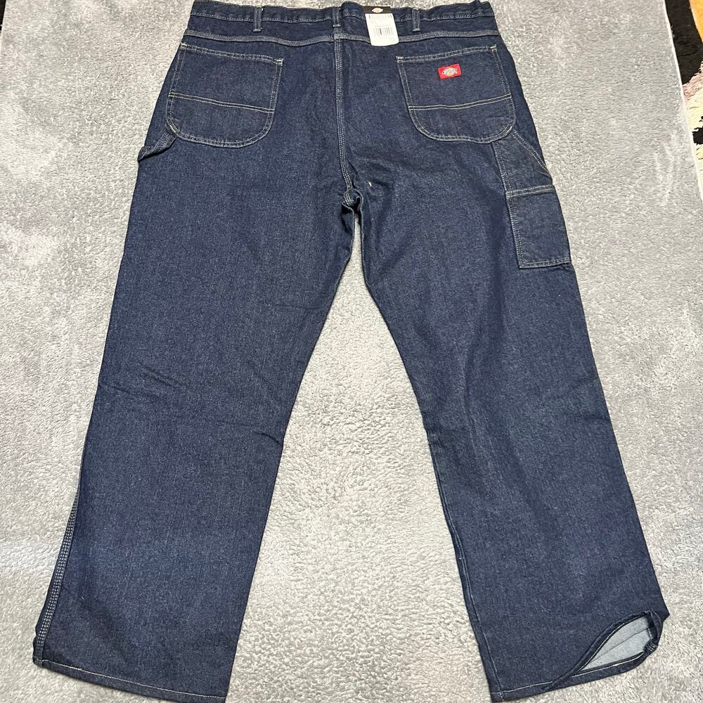 Dickies Jeans Mens 44 (45x32) Carpenter Utility Dark Wash Work Jeans